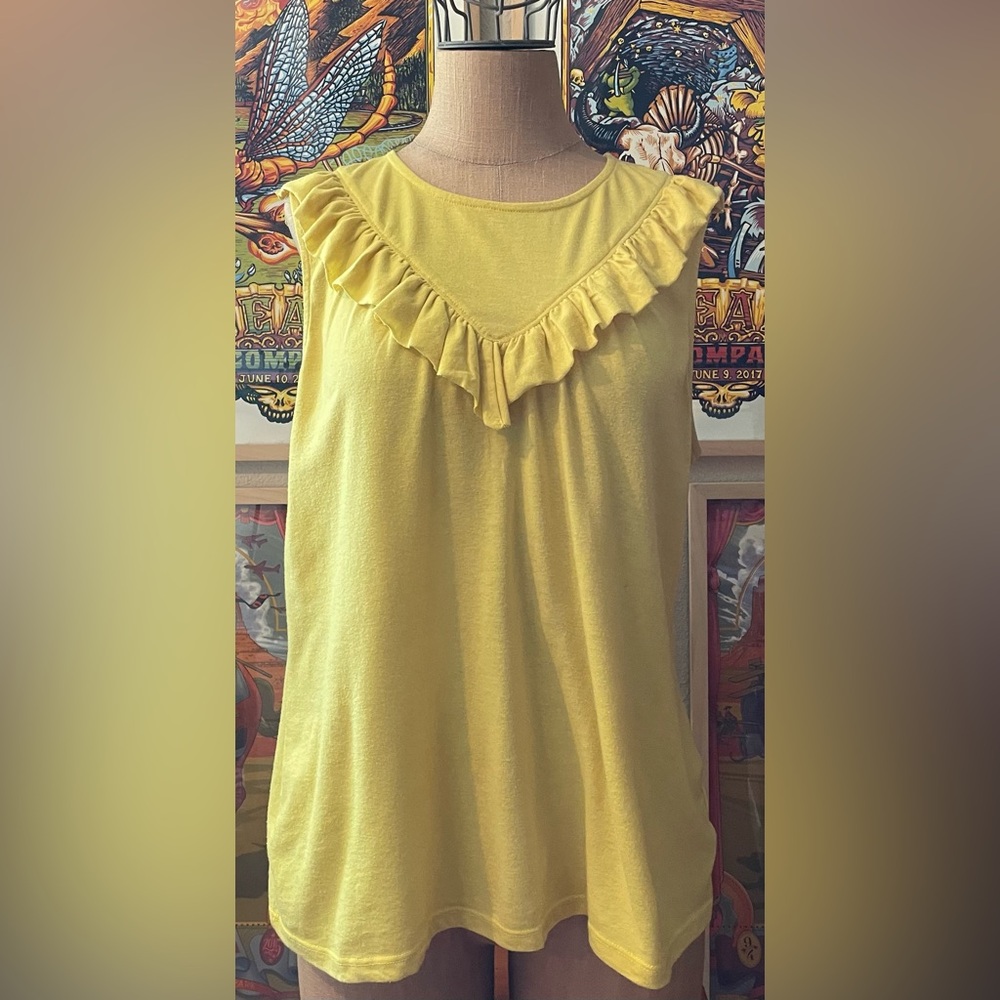 Maeve yellow tank size large